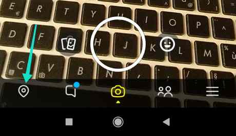 Voir la carte sur Snapchat