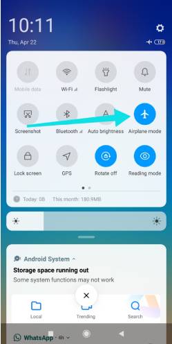 Activez le mode avion pour voir l'histoire de quelqu'un sur Snapchat sans qu'il le sache sur Android