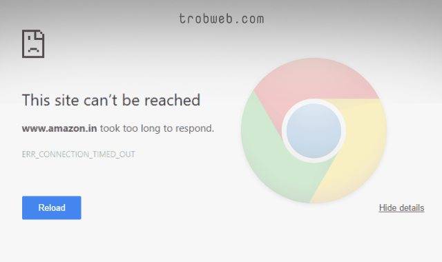 Correction du problème err_connection_timed_out dans le navigateur Google Chrome