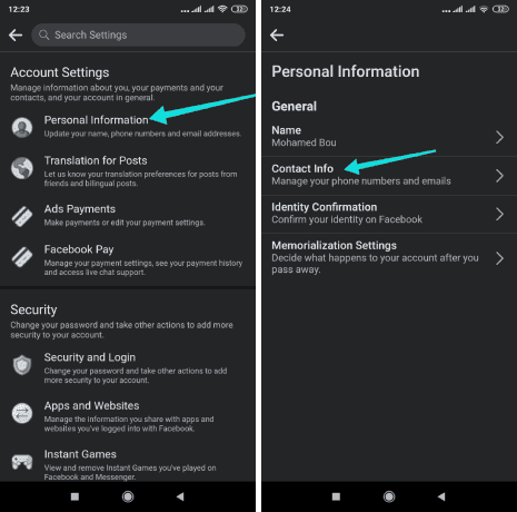 Comment masquer le numéro de téléphone de Facebook