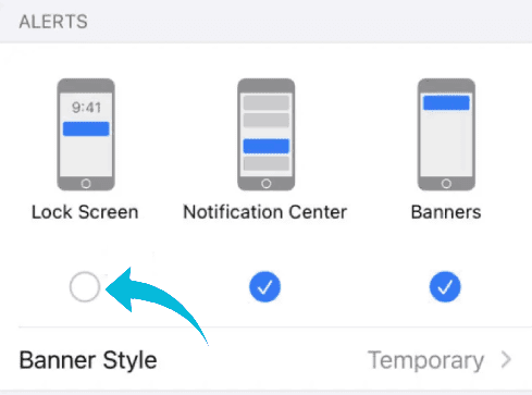 Empêcher les notifications de réveiller l'écran de l'iPhone