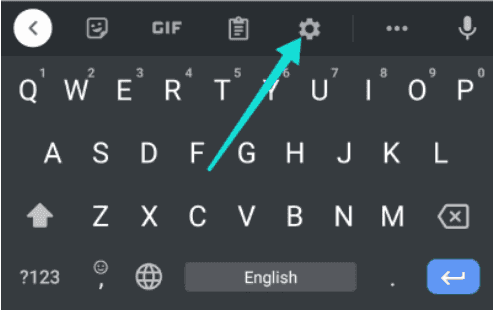 Saisie des paramètres du clavier sur Android