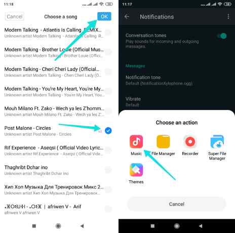 Comment changer le son des notifications de message Whatsapp