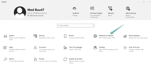 Connectez-vous à un réseau Wi-Fi caché sur Windows 10 des paramètres