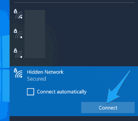 كيفية الاتصال بشبكة واي فاي مخفية على Windows 10
