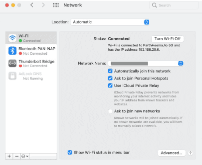 Changer le DNS sur Mac