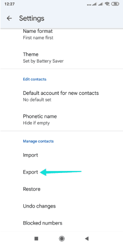 Transférer des contacts d'Android vers iPhone