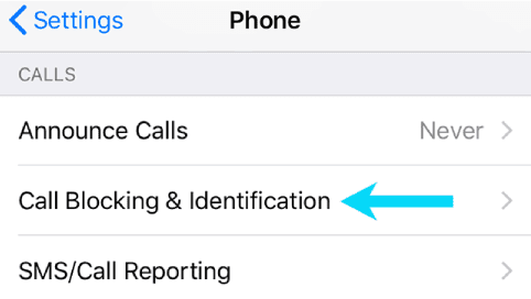 Découvrez les numéros bloqués sur l'iPhone