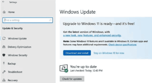 Comment mettre à jour Windows 11