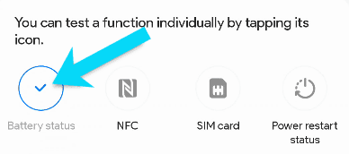 Vérifier l'état de la batterie Android