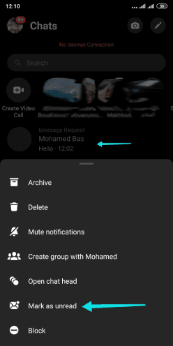 Lire les messages Facebook Messenger à l'insu de l'expéditeur