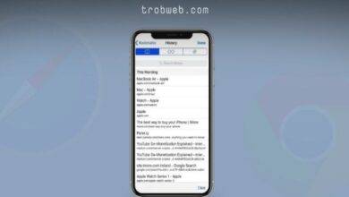 Effacer l'historique de recherche de l'iPhone