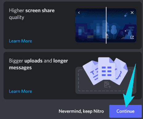 Se désinscrire de Discord Nitro