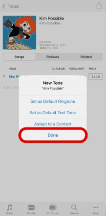Changer la sonnerie sur l'iPhone