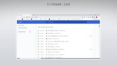 Afficher l'historique de navigation dans Google Chrome