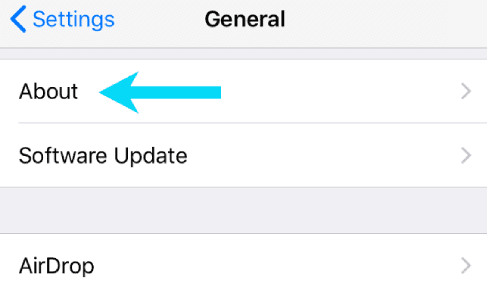 Informations sur l'iPhone