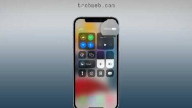 Afficher le pourcentage de batterie de l'iPhone 13