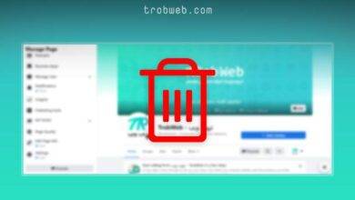 Supprimer une page Facebook