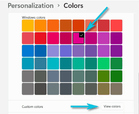Changer la couleur de la barre des tâches dans Windows 11