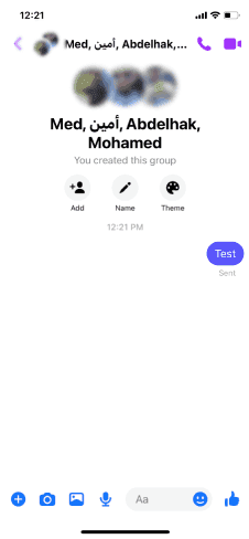 Comment créer un groupe sur Messenger