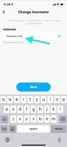 changer de nom d'utilisateur sur Snapchat