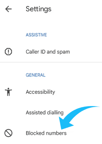 Comment voir les numéros bloqués sur Android