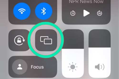 Mettre en miroir l'écran de l'iPhone sur Mac à l'aide d'Airplay