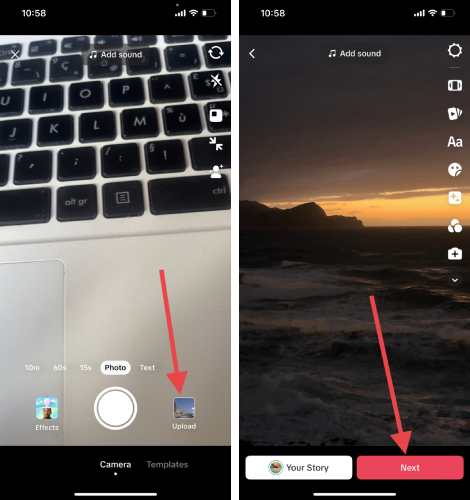 Publier une vidéo sur TikTok