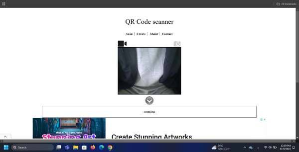 Utiliser un scanner de code QR sur le Web